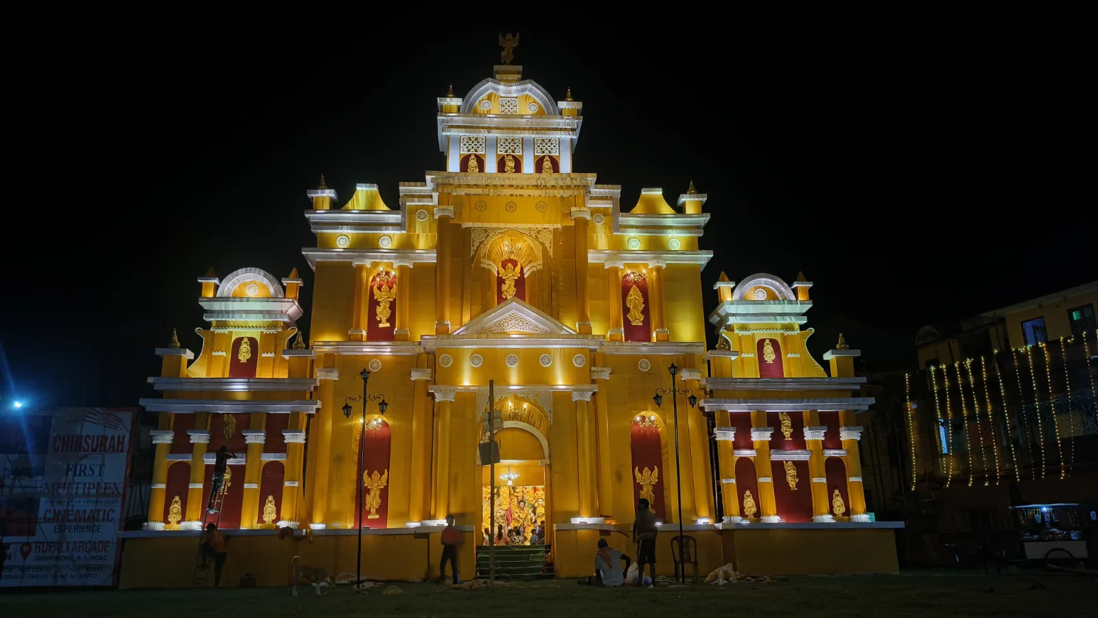 Bhatpara Barowari Math Durgapuja 2025 — Theme - Sorno Prashad