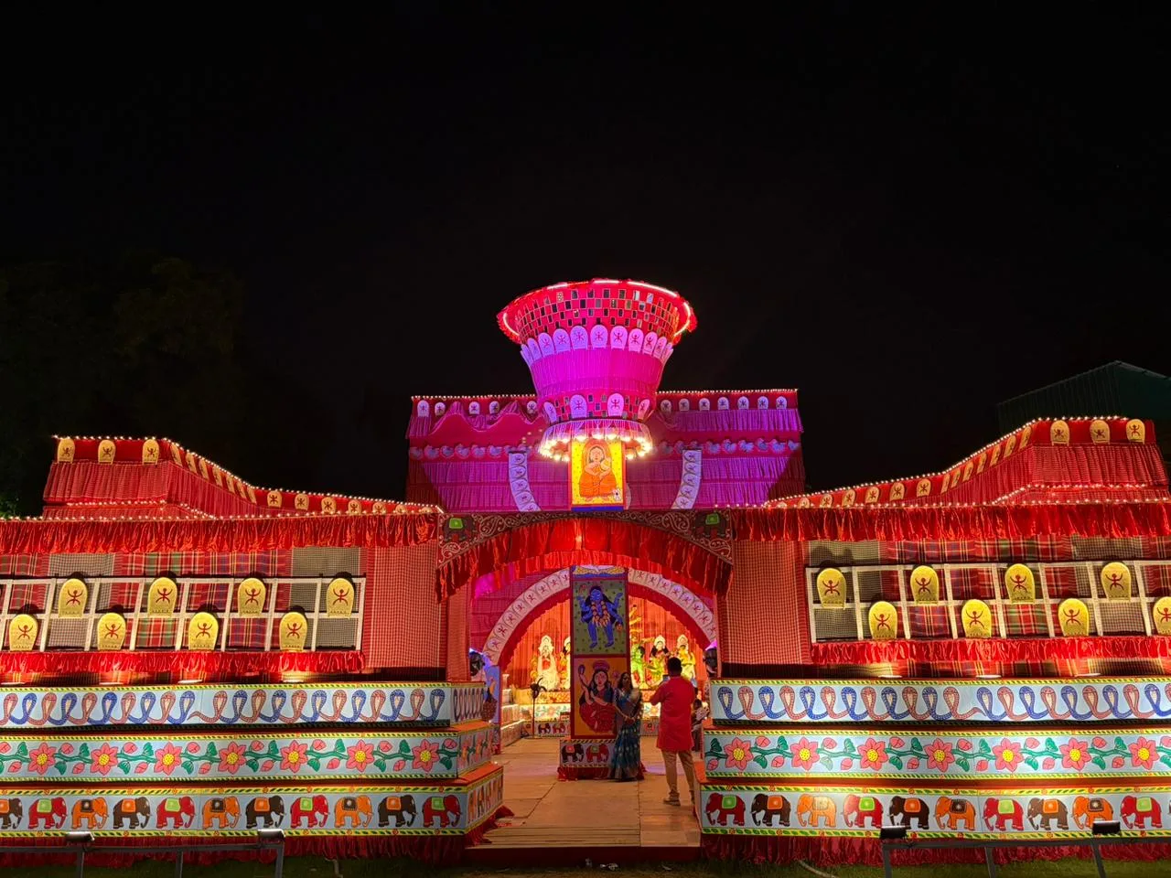 Bhatpara Barowari Math Durgapuja 2024 — Theme - Banglar Broto, Banglar Kabya
