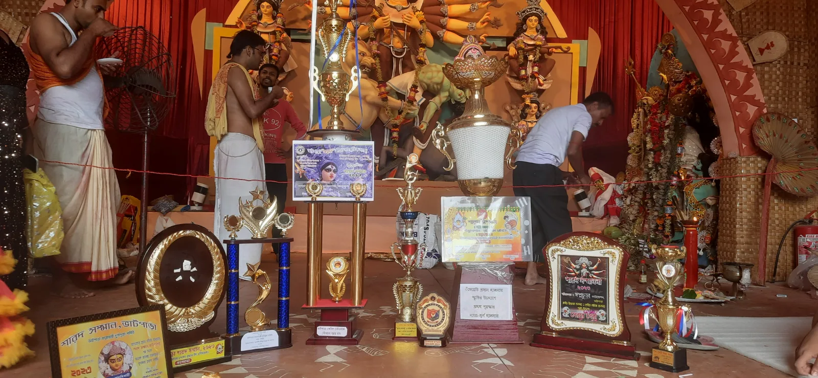 Bhatpara Barowari Math Durgapuja 2023 — Best Durga idol, pandal, Puja atmosphere in entire Bhatpara Naihati