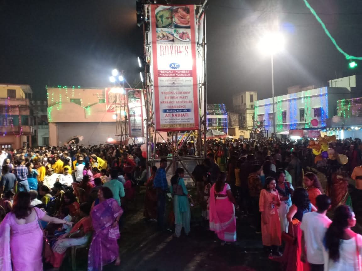 Bhatpara Barowari Math Durgapuja — pillar_pole 2024