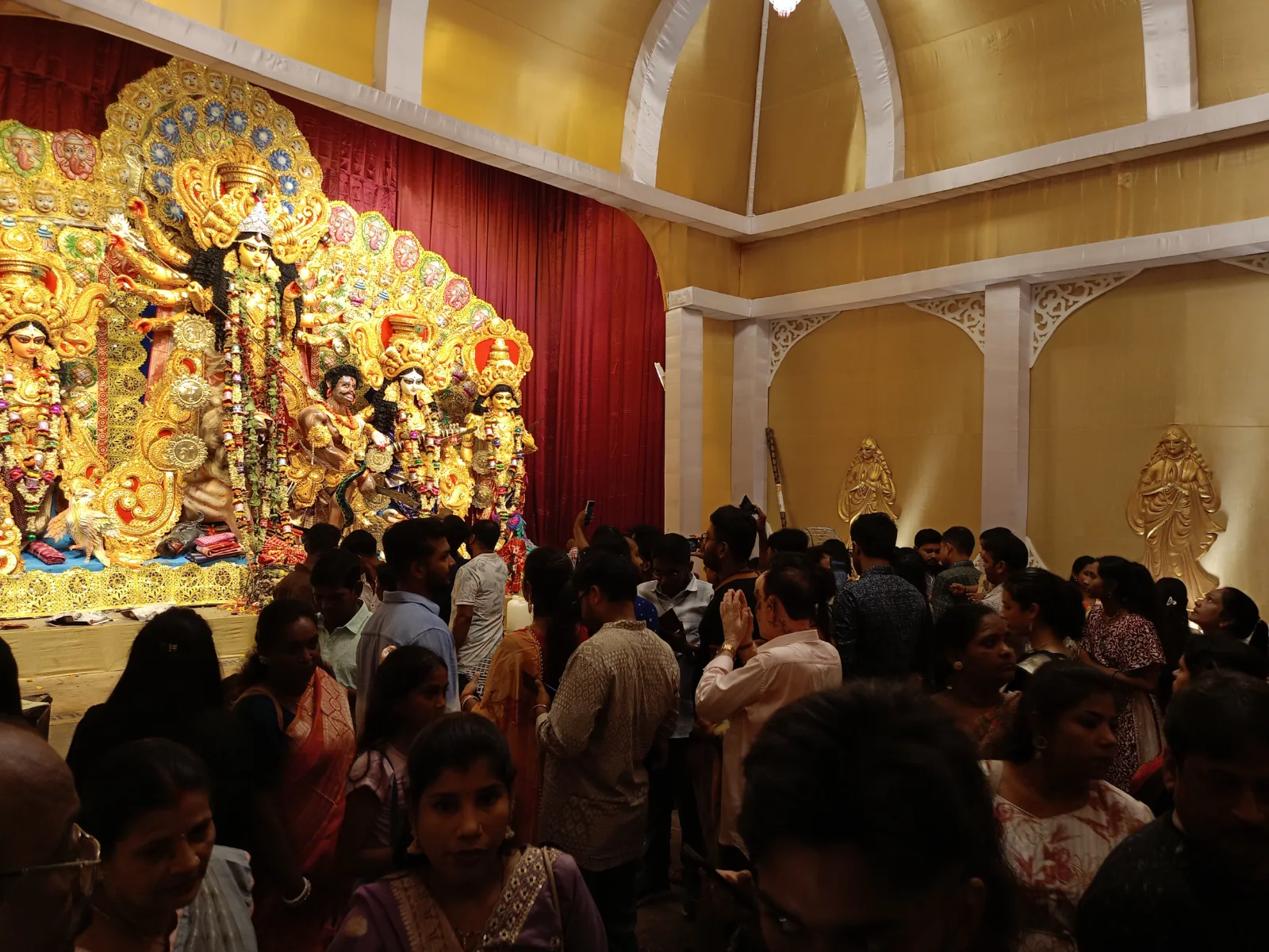 Bhatpara Barowari Math Durgapuja — banner 2025