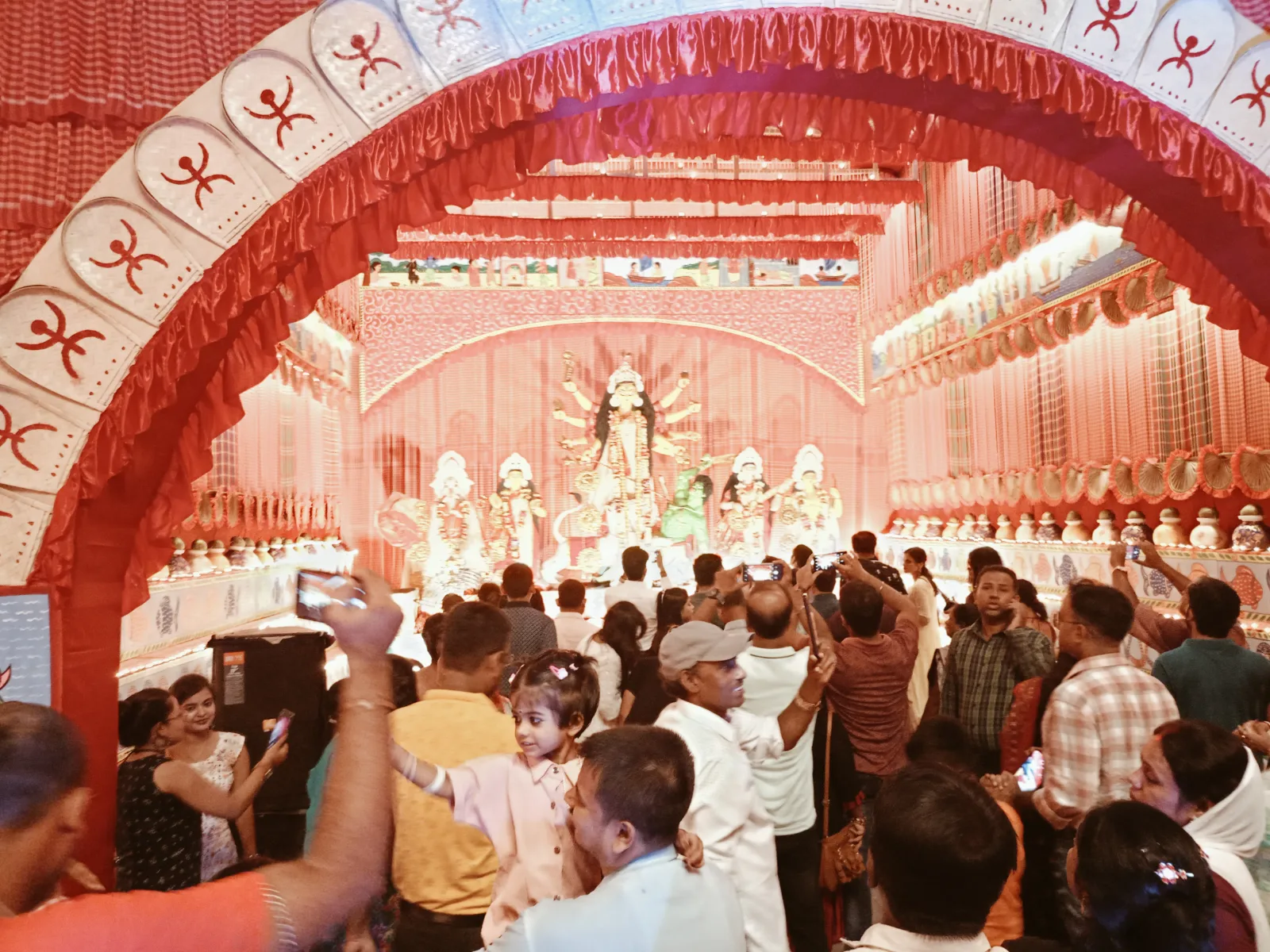 Bhatpara Barowari Math Durgapuja — banner 2025