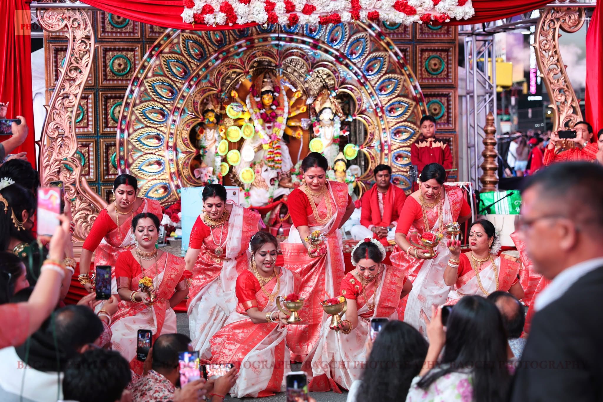 Times Square Durga Puja, New York 2025