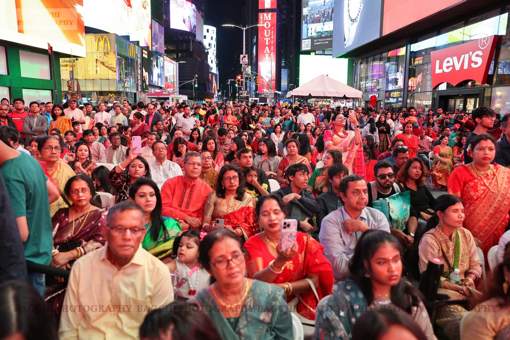 Times Square Durga Puja, New York 2025