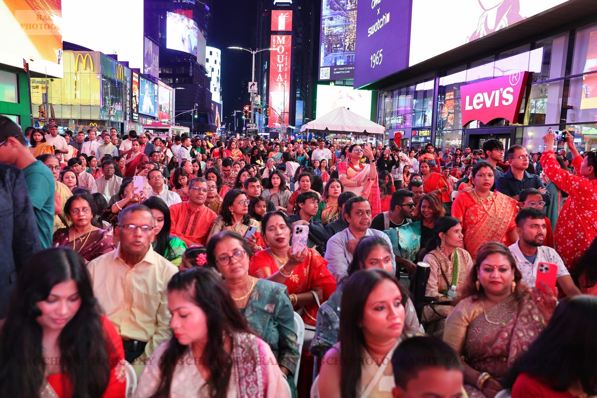 Times Square Durga Puja, New York 2025