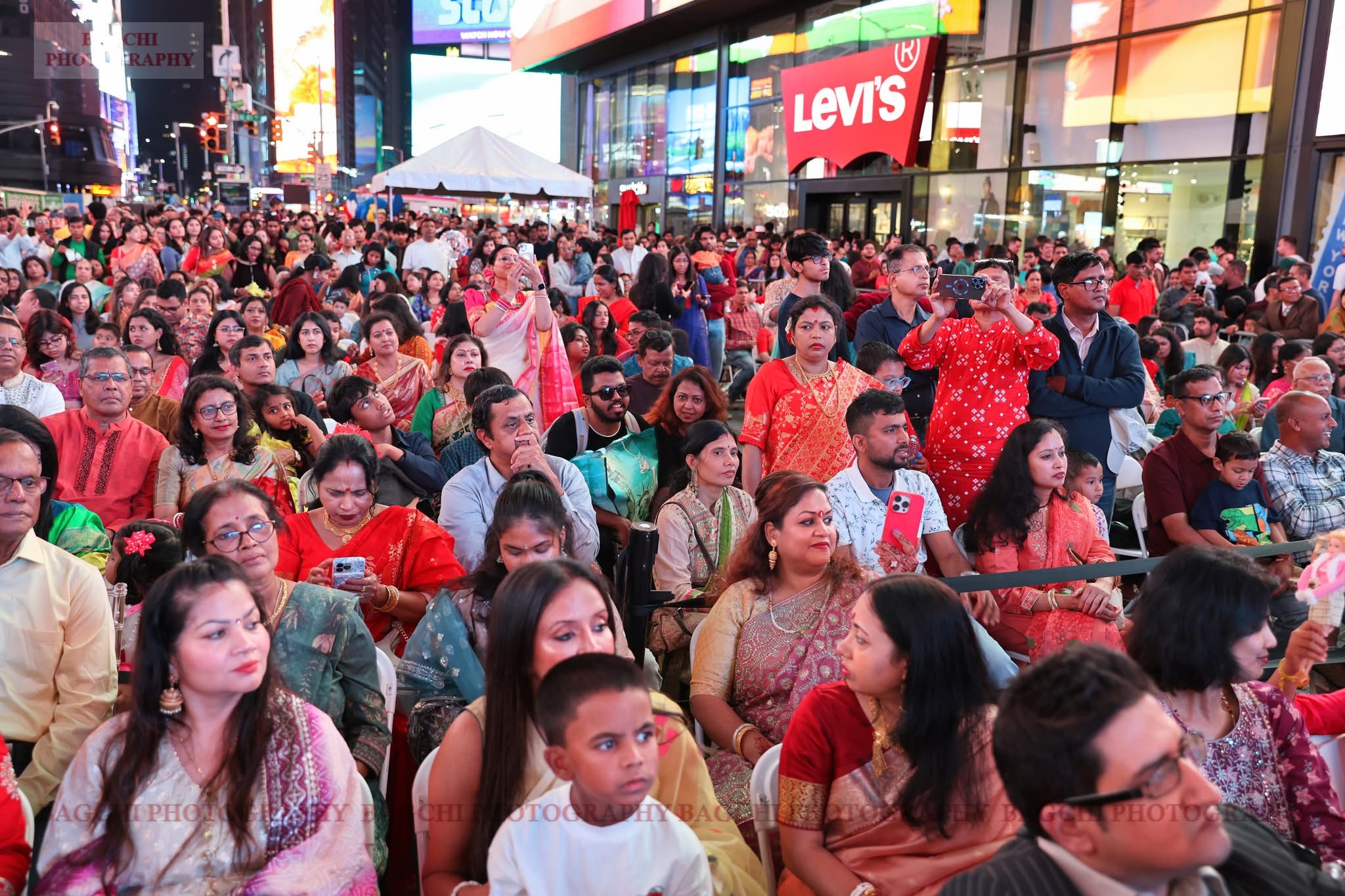 Times Square Durga Puja, New York 2025