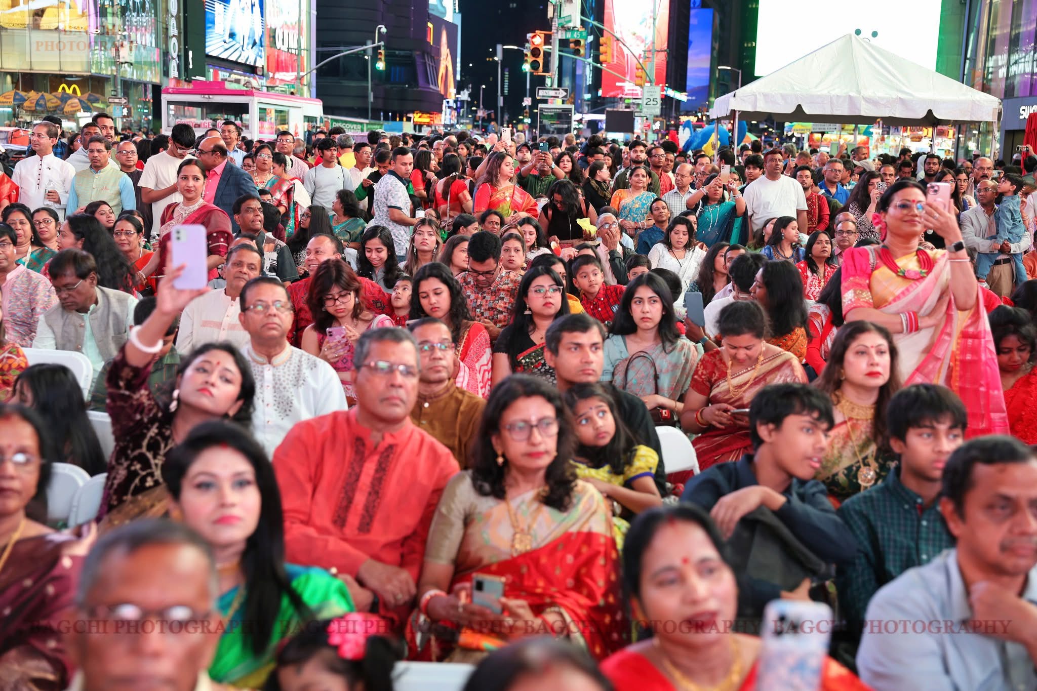 Times Square Durga Puja, New York 2025