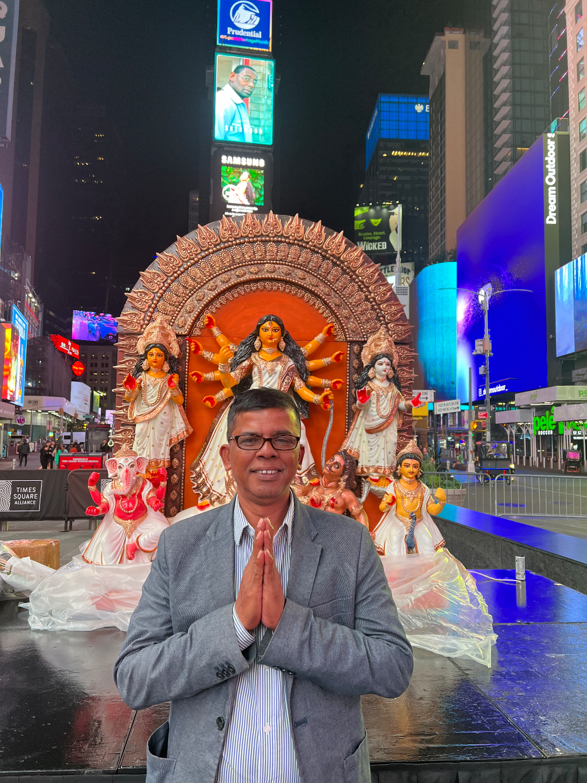 Times Square Durga Puja, New York 2024