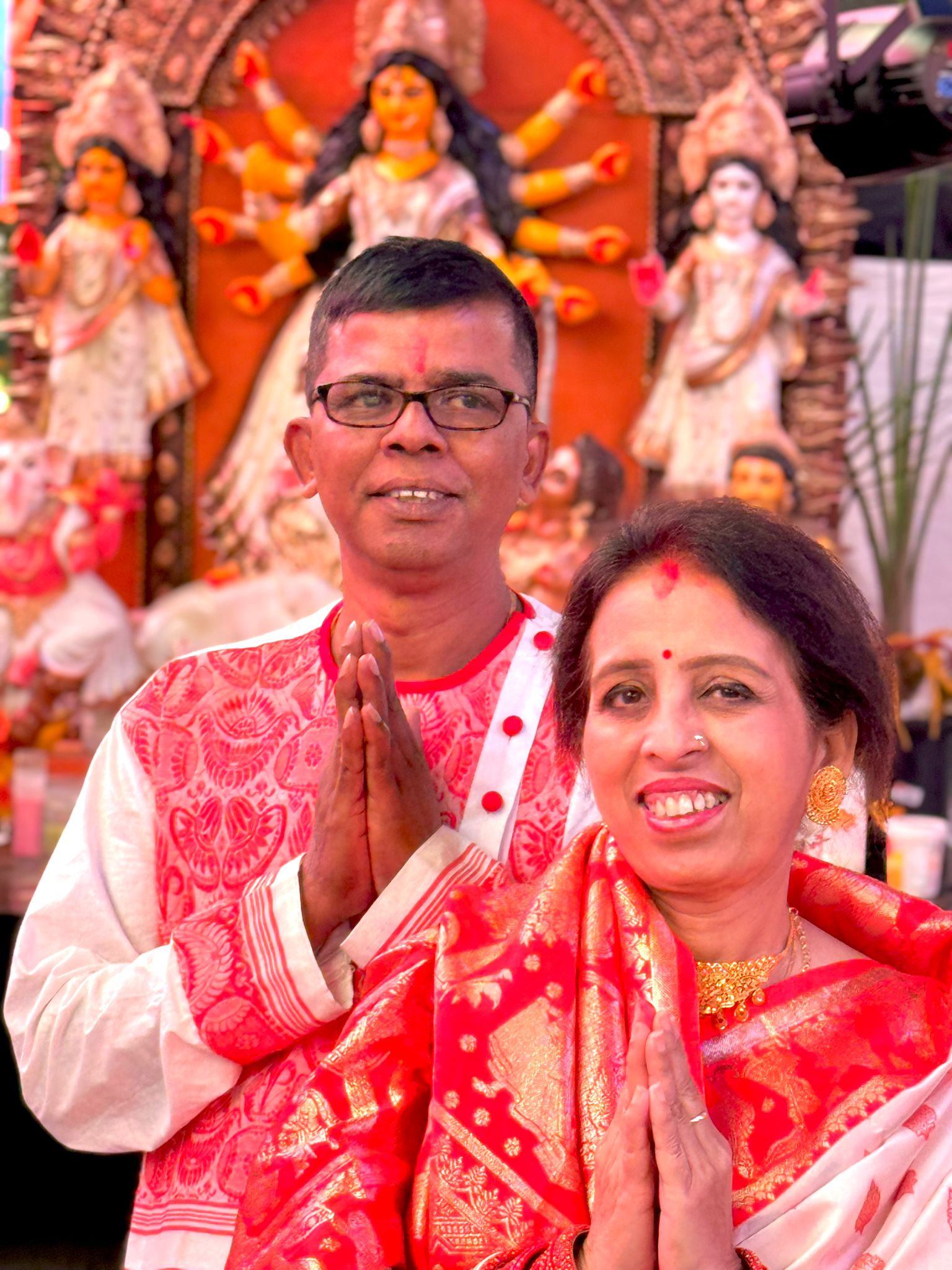 Times Square Durga Puja, New York 2024