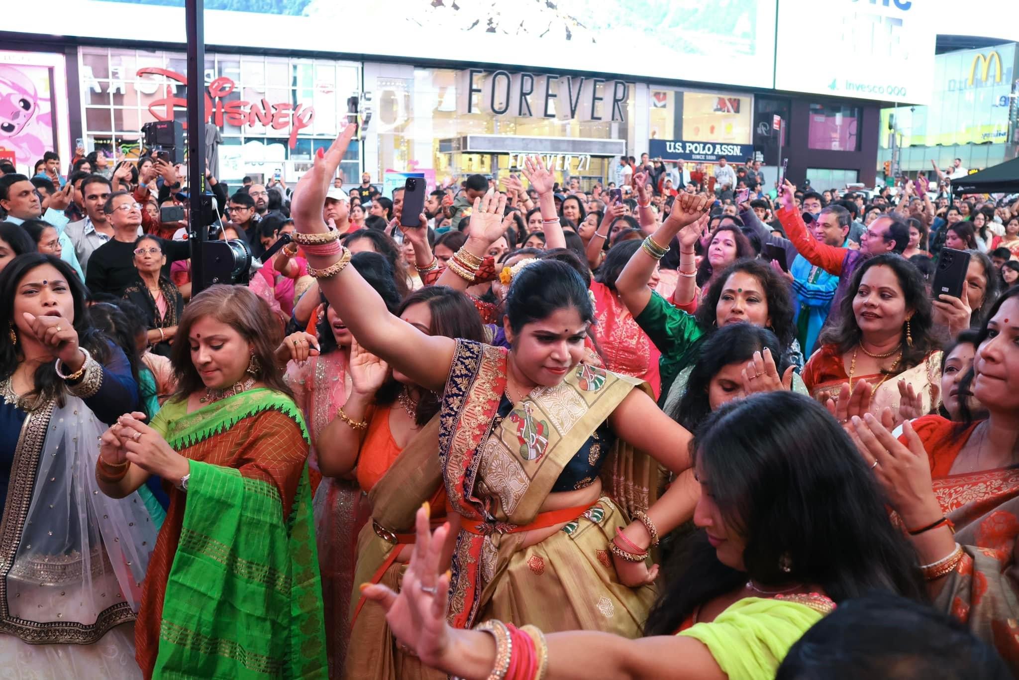 Times Square Durga Puja, New York 2024