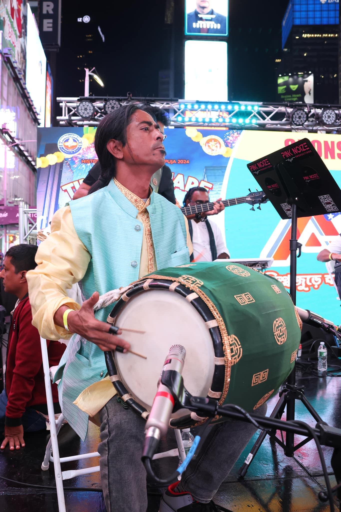 Times Square Durga Puja, New York 2024